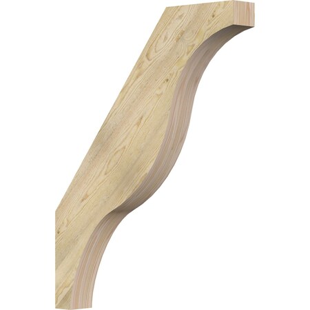 Ekena Millwork 4"W x 30"D x 38"H Funston Rough Sawn Knee Brace, Douglas Fir BRC04X30X38FST00RDF